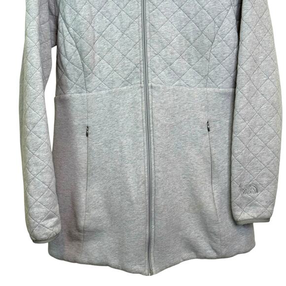 The North Face Size Large Carulina Hooded Quilted Fleece Hood Jacket - Picture 3 of 8